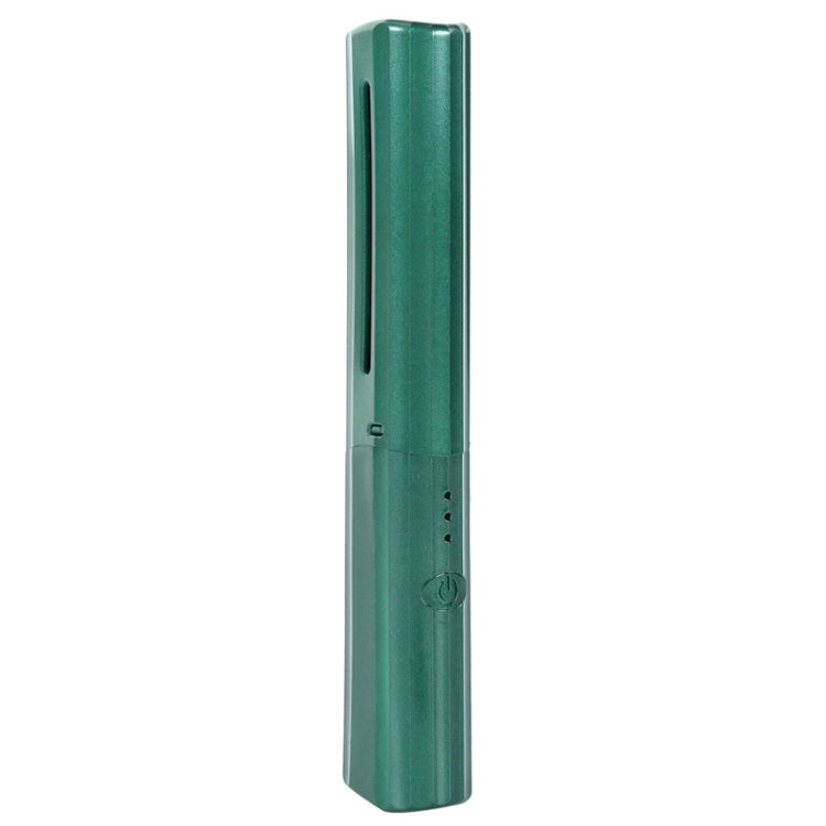 2 In 1 Portable USB Rechargeable Hair Curler Dual Usage Hair Straightening Comb(Green) - Hair Curler by PMC TechLife | Online Shopping South Africa | PMC TechLife | Buy Now Pay Later Mobicred