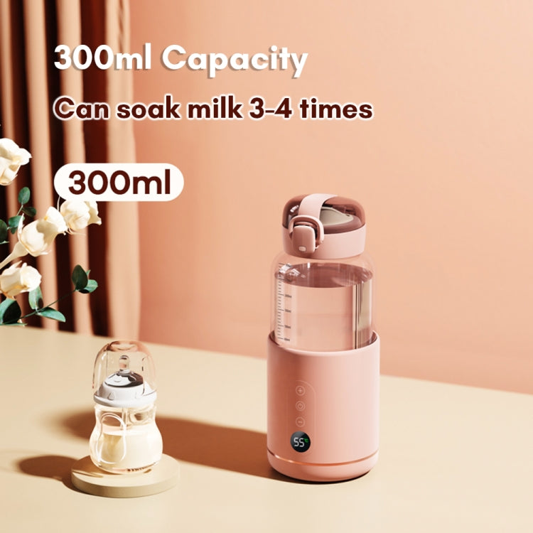 300ml Wireless Instant Water Warmer Electric Kettle for Baby Formula With 5200 mAh Battery Capacity(Pink) - free shipping - PMC TechLife - Order now!