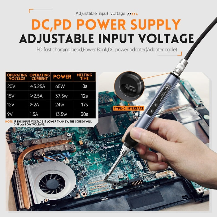 FNIRSI 4pcs/ Set Mini Soldering Station Digital Display Constant Temperature Smart Soldering Iron, Color: Black Standard BC2 - free shipping - PMC TechLife - Order now!