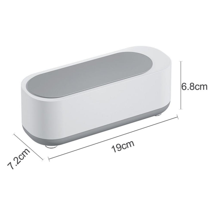 Multifunctional Ultrasonic Cleaner Jewelry Glasses Lenses Cleaning Machine, Spec: Dry Battery Powered Gray - free shipping - PMC TechLife - Order now!