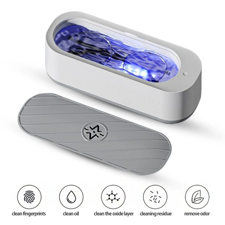 Multifunctional Ultrasonic Cleaner Jewelry Glasses Lenses Cleaning Machine, Spec: Rechargeable With Purple Light - free shipping - PMC TechLife - Order now!