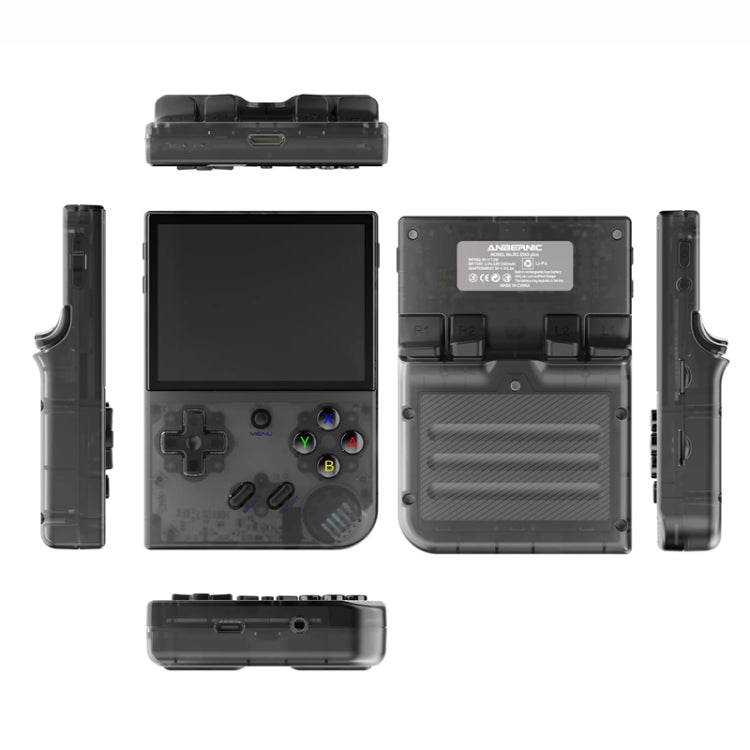 ANBERNIC RG35XX PLUS  Handheld Game Console 3.5-Inch IPS Screen Support HDMI TV 64GB(Transparent Black) - free shipping - PMC TechLife - Order now!