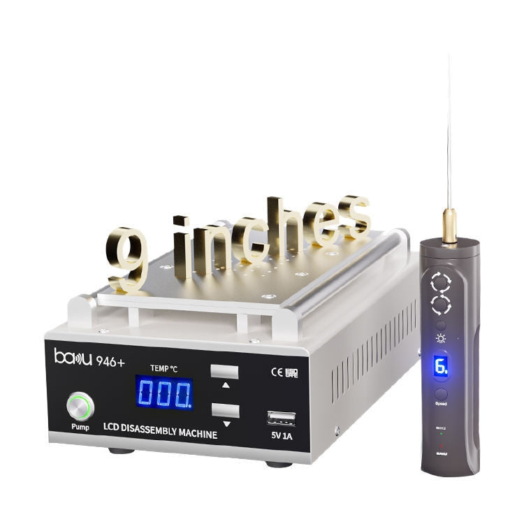Baku BA-946+ 9 Inch 450W Phone Screen Separator With Electronic Glue Remove 110V US Plug - free shipping - PMC TechLife - Order now!