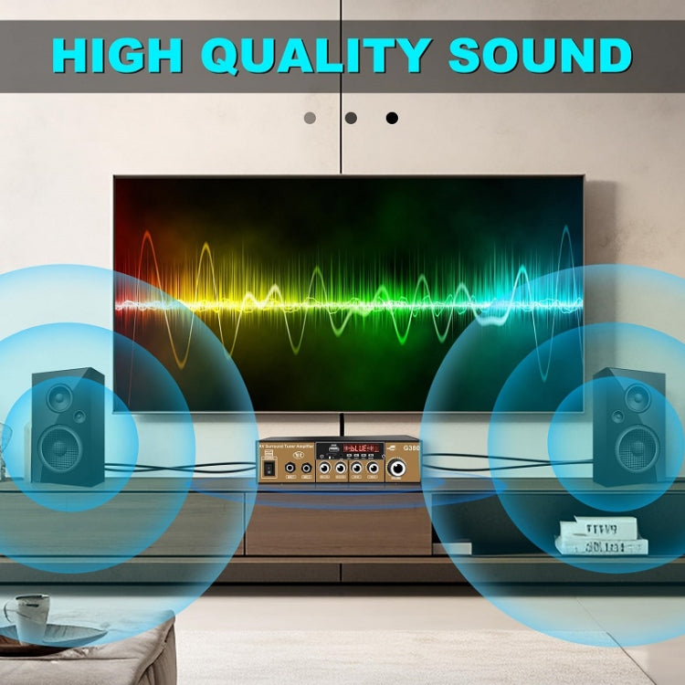 Car High-power Bluetooth Plug-in Card Digital Smart Amplifier(US Plug) - Car Amplifiers by PMC TechLife | Online Shopping South Africa | PMC TechLife