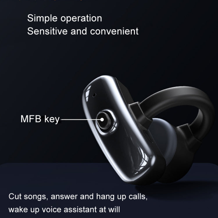 REMAX OpenBuds P2 Clip-On Bone Conduction Bluetooth Earphone Sports Music Wireless Earphone(Black) - free shipping - PMC TechLife - Order now!