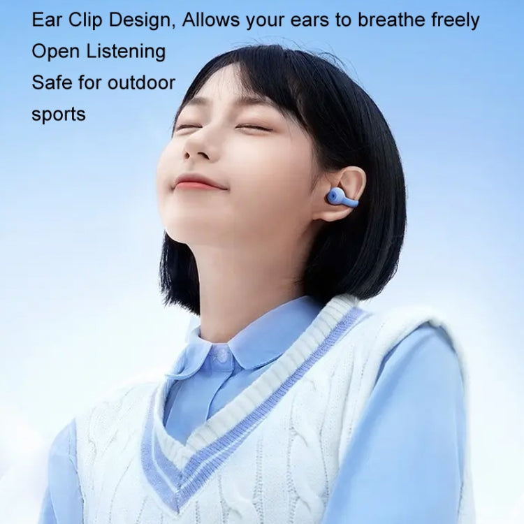 REMAX CozyBuds W15 Transparent Ear Clip Wireless Bluetooth Earphone OWS Sports Earphone(Blue) - Bluetooth Earphone by REMAX | Online Shopping South Africa | PMC TechLife | Buy Now Pay Later Mobicred