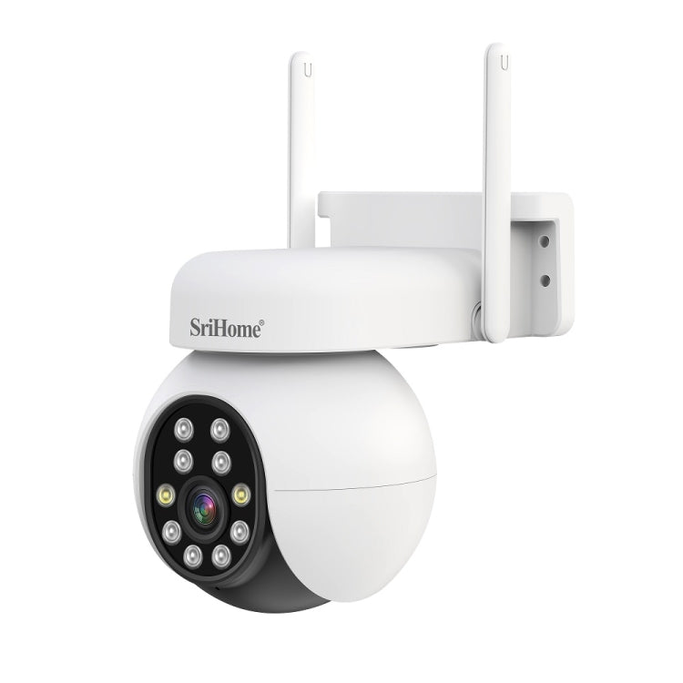 SriHome SH052 Wifi 5MP Wireless PTZ IP AI Auto Tracking Sound&Light Alarm Starlight Color Night Vision Outdoors Surveillance Camera, Plug: EU - free shipping - PMC TechLife - Order now!