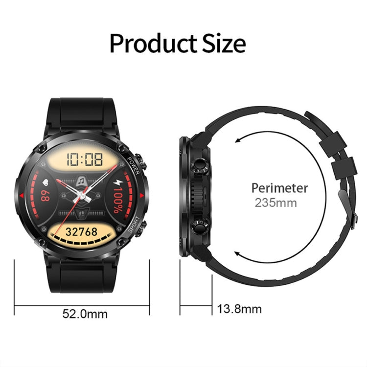 T30 1.6-inch Outdoor Sports Waterproof Smart Music Bluetooth Call Watch, Color: Dark Green - free shipping - PMC TechLife - Order now!