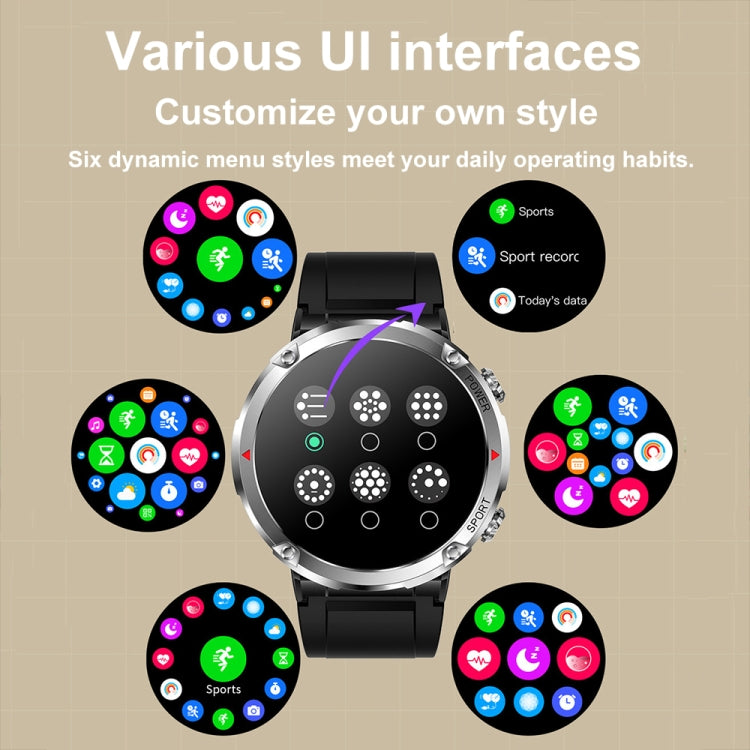 T30 1.6-inch Outdoor Sports Waterproof Smart Music Bluetooth Call Watch, Color: Dark Green - free shipping - PMC TechLife - Order now!