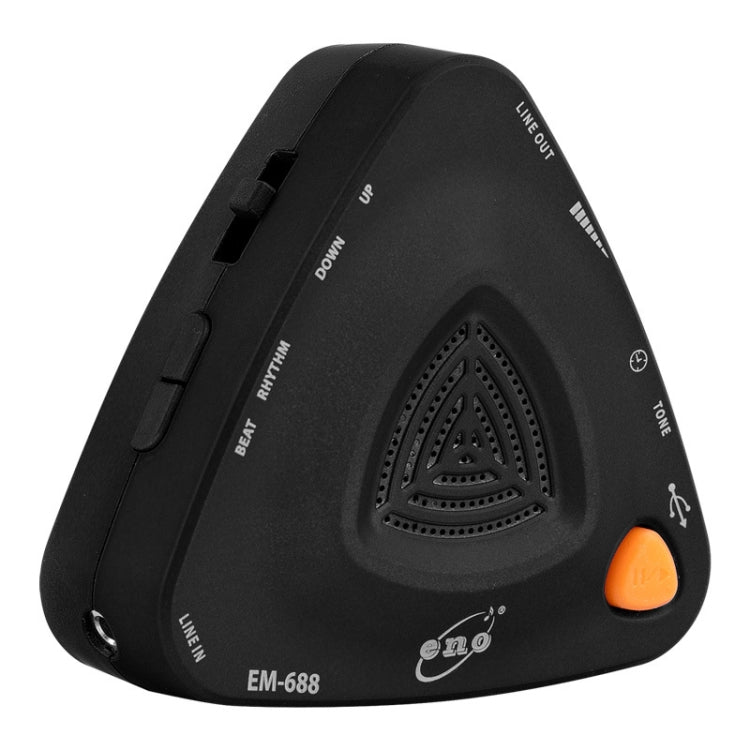 ENO EM-688 Electronic Vocal Rechargeable Metronome For Piano/Guitar/Drum/Guzheng/Violin(Black) - Stringed Instruments by PMC TechLife | Online Shopping South Africa | PMC TechLife
