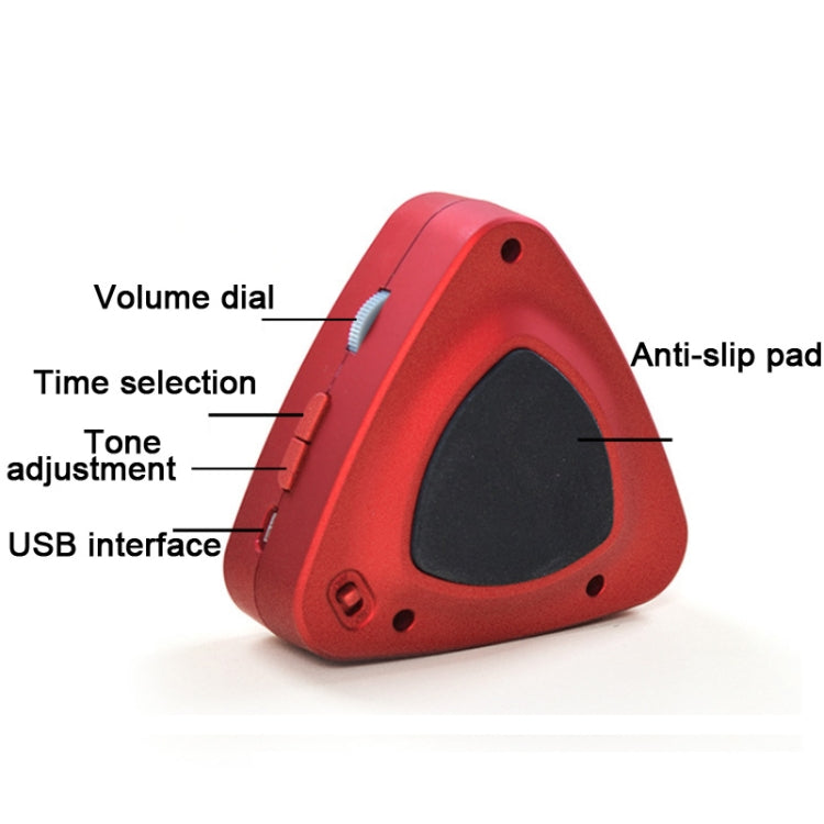 ENO EM-688 Electronic Vocal Rechargeable Metronome For Piano/Guitar/Drum/Guzheng/Violin(Red) - Stringed Instruments by PMC TechLife | Online Shopping South Africa | PMC TechLife