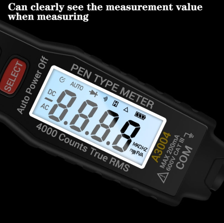 ANENG A3004 Multi-Function Pen-Type High-Precision Smart Multimeter(Black) - Digital Multimeter by ANENG | Online Shopping South Africa | PMC TechLife | Buy Now Pay Later Mobicred