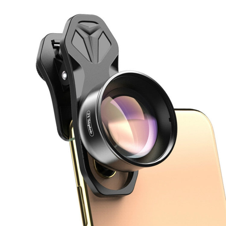 APEXEL APL-HB2X 2X Telephoto Lens Extended Professional HD External Mobile Phone Universal Lens - free shipping - PMC TechLife - Order now!