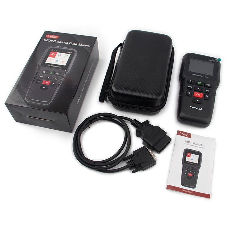 YAWOA YA401 Car Engine Fault Diagnostic Instrument OBD2 Car Fault Reading Card Battery Detector - Code Readers & Scan Tools by PMC TechLife | Online Shopping South Africa | PMC TechLife