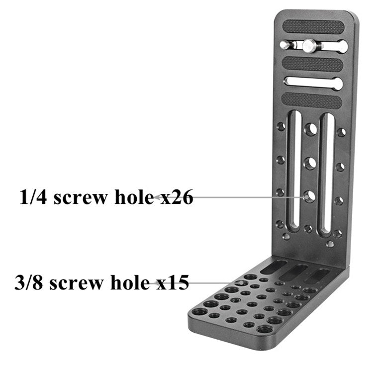 BEXIN L130C L-shaped Vertical Clapper Hydraulic Pan/tilt Tripod Quick Release Plate for DJI RONIN-S Gimbal - free shipping - PMC TechLife - Order now!