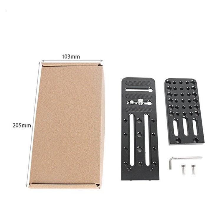 BEXIN L130C L-shaped Vertical Clapper Hydraulic Pan/tilt Tripod Quick Release Plate for DJI RONIN-S Gimbal - free shipping - PMC TechLife - Order now!