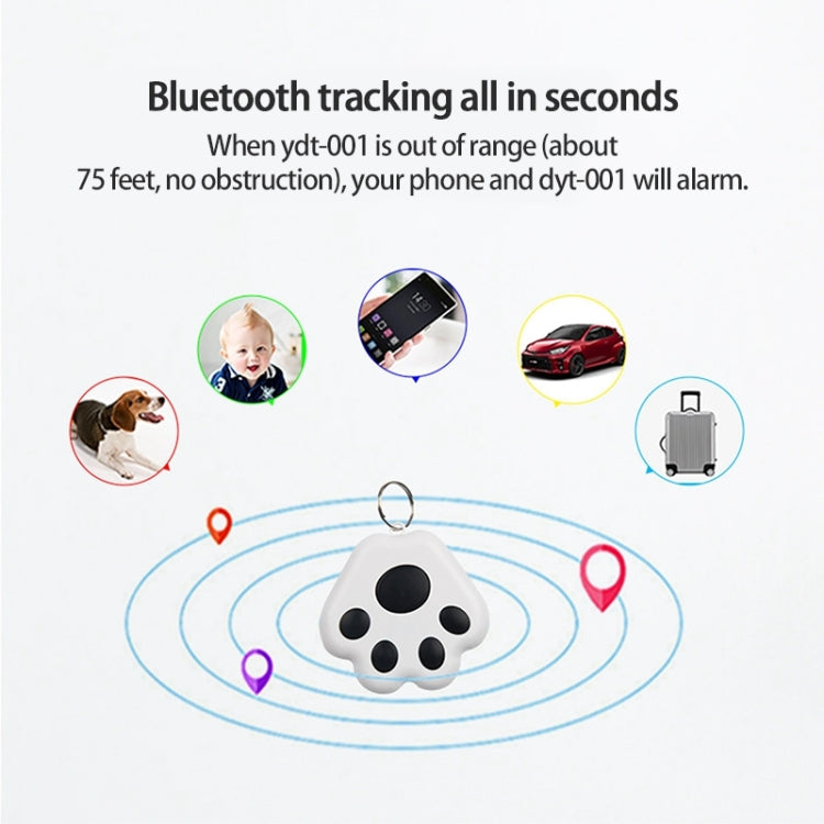 HYC09 Mini Pet Smart Wear GPS Pet Bluetooth Locator Tracker(White) - free shipping - PMC TechLife - Order now!