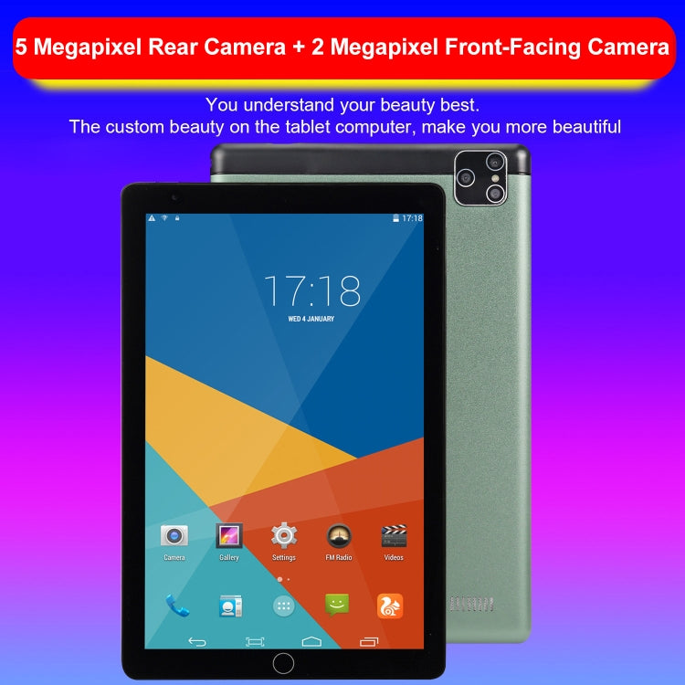 BDF P8 3G Phone Call Tablet PC, 8 inch, 2GB+32GB, Android 9.0, MTK8321 Octa Core Cortex-A7, Support Dual SIM & Bluetooth & WiFi & GPS, EU Plug(Grey) - free shipping - PMC TechLife - Order now!