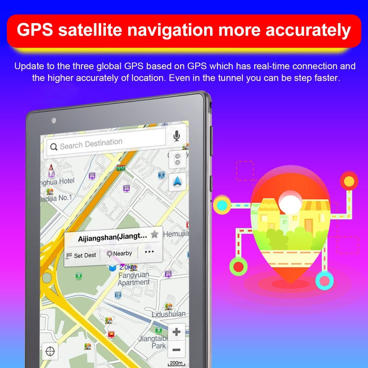 BDF P8 3G Phone Call Tablet PC, 8 inch, 2GB+32GB, Android 9.0, MTK8321 Octa Core Cortex-A7, Support Dual SIM & Bluetooth & WiFi & GPS, EU Plug(Silver) - free shipping - PMC TechLife - Order now!