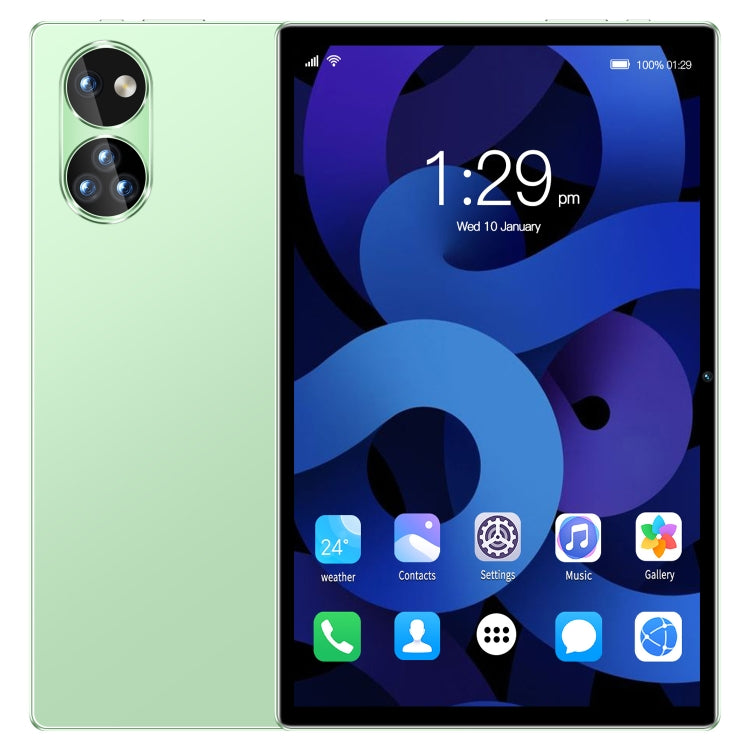 P10 4G LTE Tablet PC, 10.1 inch, 4GB+32GB, Android 8.1 MTK6750 Octa Core, Support Dual SIM, WiFi, Bluetooth, GPS (Green) - 10.1 inch by PMC TechLife | Online Shopping South Africa | PMC TechLife