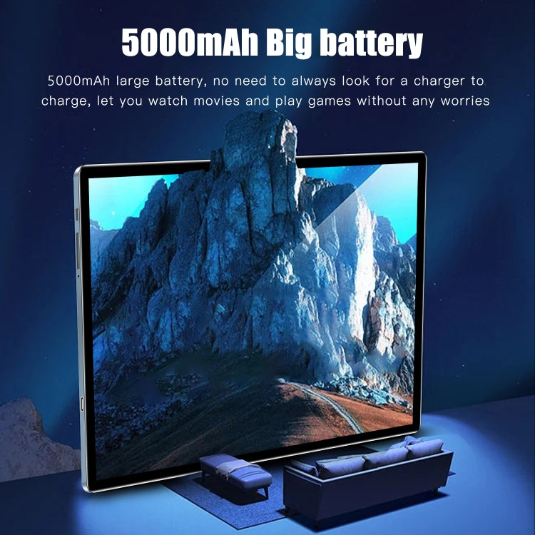 P10 4G LTE Tablet PC, 10.1 inch, 4GB+32GB, Android 8.1 MTK6750 Octa Core, Support Dual SIM, WiFi, Bluetooth, GPS (Grey) - 10.1 inch by PMC TechLife | Online Shopping South Africa | PMC TechLife