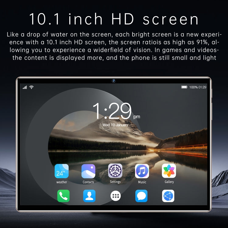 X101 3G Phone Call Tablet PC, 10.1 inch, 2GB+16GB, Android 5.1 MT6592 Octa Core, Support Dual SIM, WiFi, Bluetooth, GPS (Blue) - 10.1 inch by PMC TechLife | Online Shopping South Africa | PMC TechLife