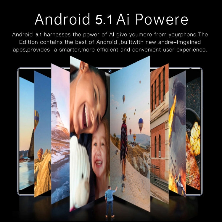 X101 3G Phone Call Tablet PC, 10.1 inch, 2GB+16GB, Android 5.1 MT6592 Octa Core, Support Dual SIM, WiFi, Bluetooth, GPS (Gold) - 10.1 inch by PMC TechLife | Online Shopping South Africa | PMC TechLife