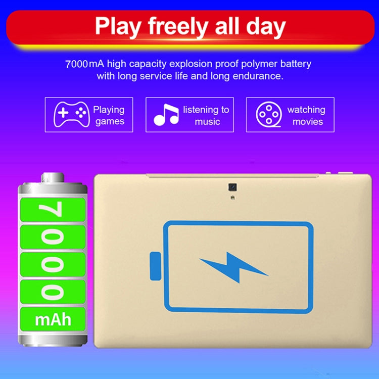 M101 4G LTE Tablet PC, 14.1 inch, 4GB+128GB, Android 8.1 MTK6797 Deca Core 2.1GHz, Dual SIM, Support GPS, OTG, WiFi, BT(Blue) - Others by PMC TechLife | Online Shopping South Africa | PMC TechLife