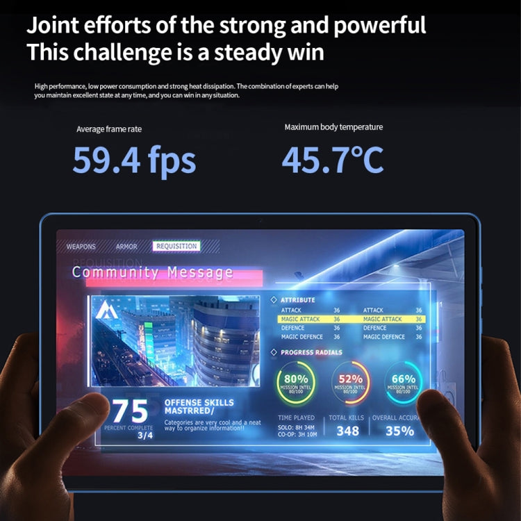 BDF P60 4G LTE Tablet PC, 10.36 inch, 8GB+128GB, Android 11.0 MTK6762 Octa Core, Support Dual SIM & Bluetooth & WiFi, EU Plug(Sky Blue) - free shipping - PMC TechLife - Order now!