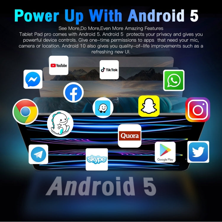 Tab14 / P14 Phone Call Tablet, 1GB+16GB, 8.0 inch Screen, Face Identification, Android 5.0 MTK6582 Quad Core, Network: 3G, GPS, OTG(Blue) - 7.0-8.0 inch by PMC TechLife | Online Shopping South Africa | PMC TechLife