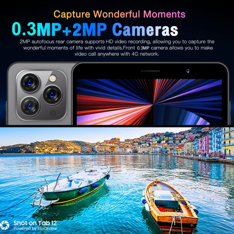 Tab14 / P14 Phone Call Tablet, 1GB+16GB, 8.0 inch Screen, Face Identification, Android 5.0 MTK6582 Quad Core, Network: 3G, GPS, OTG(Blue) - 7.0-8.0 inch by PMC TechLife | Online Shopping South Africa | PMC TechLife