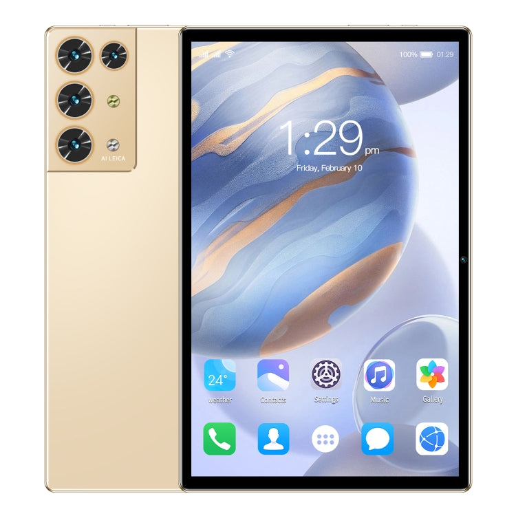 S30 Pro 4G LTE Tablet PC, 10.1 inch, 4GB+64GB, Android 8.1  MTK6755 Octa-core 2.0GHz, Support Dual SIM / WiFi / Bluetooth / GPS(Gold) - 10.1 inch by PMC TechLife | Online Shopping South Africa | PMC TechLife