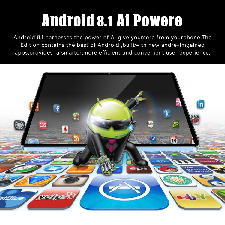 S30 Pro 4G LTE Tablet PC, 10.1 inch, 4GB+64GB, Android 8.1  MTK6755 Octa-core 2.0GHz, Support Dual SIM / WiFi / Bluetooth / GPS(Blue) - 10.1 inch by PMC TechLife | Online Shopping South Africa | PMC TechLife