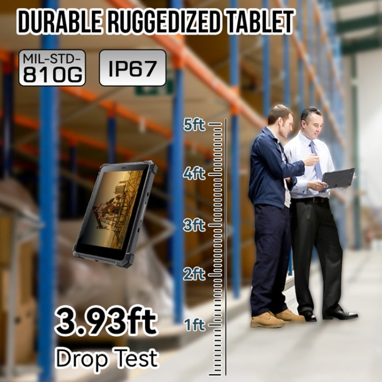 CENAVA A80ST 4G Rugged Tablet, 8 inch, 4GB+64GB, IP68 Waterproof Shockproof Dustproof, Android 10.0 MT6771 Octa Core, Support GPS/WiFi/BT/NFC, EU Plug - free shipping - PMC TechLife - Order now!