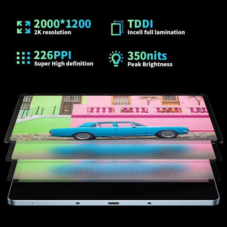 HEADWOLF Hpad1 4G LTE, 10.4 inch, 8GB+128GB, Android 11 Unisoc T618 Octa Core up to 2.0GHz, Support Dual SIM & WiFi & Bluetooth, Global Version with Google Play, US Plug(Grey) - free shipping - PMC TechLife - Order now!