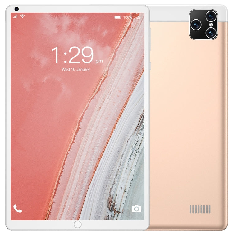 P8 3G Phone Call Tablet PC, 8 inch, 1GB+16GB, Android 5.1 MT6592 Octa Core, Support Dual SIM, WiFi, Bluetooth, GPS, UK Plug (Gold) - 7.0-8.0 inch by PMC TechLife | Online Shopping South Africa | PMC TechLife