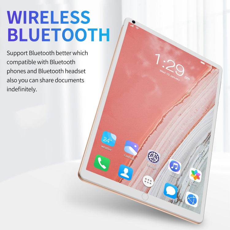 P8 3G Phone Call Tablet PC, 8 inch, 1GB+16GB, Android 5.1 MT6592 Octa Core, Support Dual SIM, WiFi, Bluetooth, GPS, UK Plug (Gold) - 7.0-8.0 inch by PMC TechLife | Online Shopping South Africa | PMC TechLife