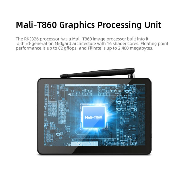 X10RK Mini Tablet PC Box, 10.1 inch, 2GB+32GB, Android 8.1 RK3326 Quad-core Cortex A35 up to 1.5GHz Support WiFi & Bluetooth & TF Card & HDMI & RJ45, US Plug (Black) - All in One PC by PMC TechLife | Online Shopping South Africa | PMC TechLife