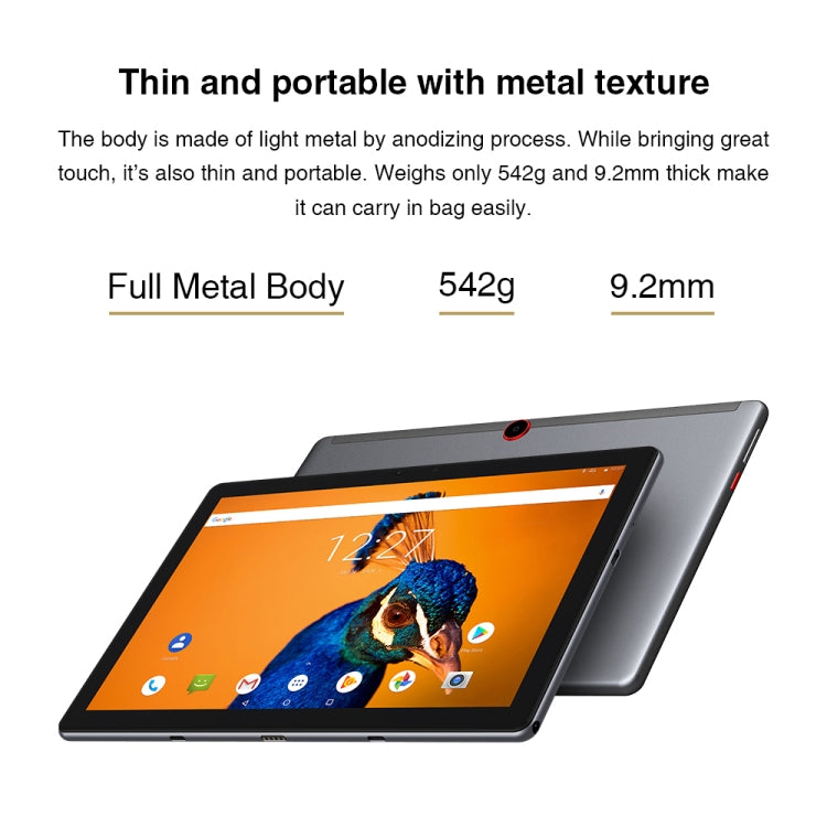 CHUWI Surpad 4G LTE Tablet PC, 10.1 inch, 4GB+128GB, Android 10.0, Helio MT6771V Octa Core up to 2.0GHz, Support Dual SIM & OTG & Bluetooth & Dual Band WiFi, EU Plug (Black+Grey) - free shipping - PMC TechLife - Order now!