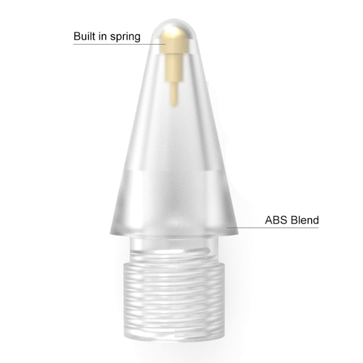 2 in 1 5.0 Crystal Diamond Needle + 7.0 Brass Spring Short Needle Stylus Pen Tip Set For Apple Pencil 1 / 2 - Pencil Accessories by PMC TechLife | Online Shopping South Africa | PMC TechLife