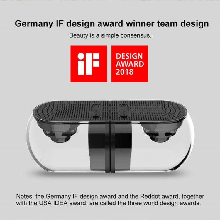 OVEVO True 3D TWS Magnetic Wireless Bluetooth Stereo Surround HiFi Speaker with Full Transparent Home - Mini Speaker by OVEVO | Online Shopping South Africa | PMC TechLife