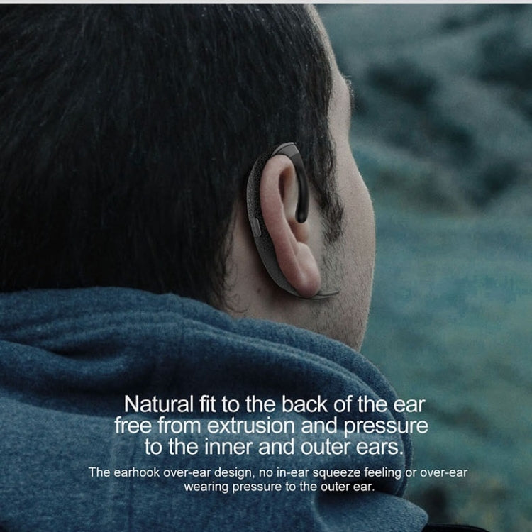 OVEVO Ear-hanging Business Style Wireless Bluetooth Earphone Headset - Bluetooth Earphone by OVEVO | Online Shopping South Africa | PMC TechLife