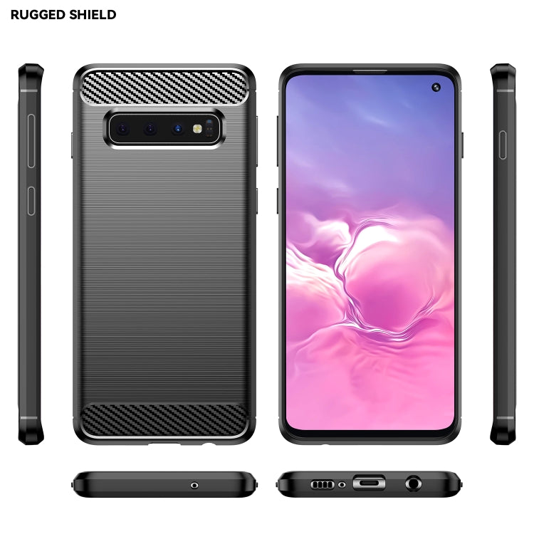 Brushed Texture Carbon Fiber TPU Case for Galaxy S10 - free shipping - PMC TechLife - Order now!