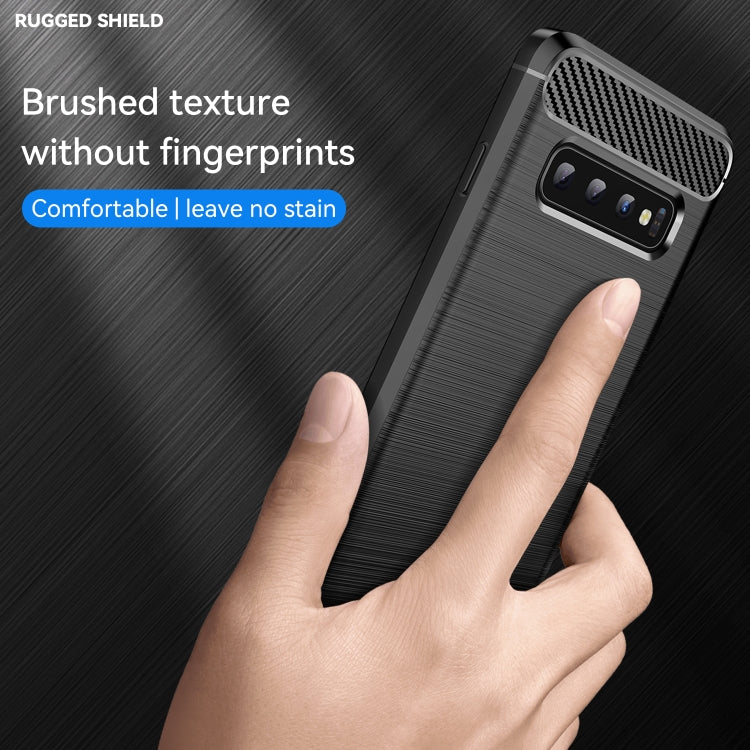 Brushed Texture Carbon Fiber TPU Case for Galaxy S10 - free shipping - PMC TechLife - Order now!